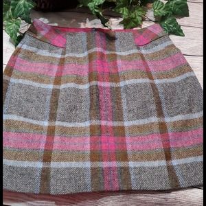 Boden British Tweed by MOON Skirt